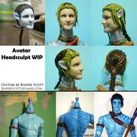 Real Person as Naavi/Jake Sully in AVATAR (Avatar) Custom Action Figure