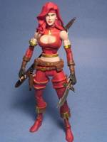 Red Monika (Battle Chasers) Custom Action Figure