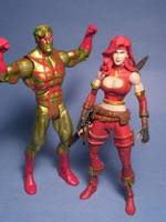 Red Monika (Battle Chasers) Custom Action Figure
