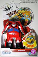 Rescue Bots Heroes "Issac, the Red Bumbleebee" Transformer Custom (Transformers) Custom Action Figure