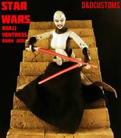Asajj Ventress Dark Jedi 2.0 Sith 1.12th Scale (Star Wars Clone Wars) Custom Action Figure