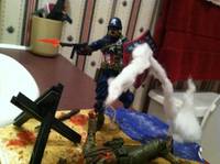 WW2 Captain America Diorama (Captain America) Custom Diorama / Playset