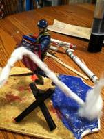 WW2 Captain America Diorama (Captain America) Custom Diorama / Playset