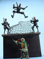 Super Articulated Foot Solders X3 (Teenage Mutant Ninja Turtles) Custom Action Figure