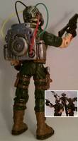 Wade Cole (Reaver) (Marvel) Custom Action Figure