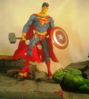Superman JLA Vs Avengers (DC Direct) Custom Action Figure