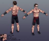 Mortal Kombat Johnny Cage ( MK1) (Mortal Kombat) Custom Action Figure