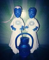 Blue Lantern Guardians Ganthet and Sayd (Green Lantern) Custom Action Figure
