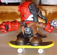 Hell Boy Teck Deck (Teck Deck) Custom Miniature / Figurine