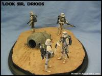 Look Sir, Droids - Diorama (Star Wars) Custom Diorama / Playset