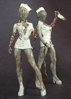 Silent Hill Nurse Twins (Movie Maniacs) Custom Action Figure