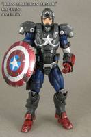 Captain America; Iron American Armor (Marvel Legends) Custom Action Figure