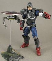 Captain America; Iron American Armor (Marvel Legends) Custom Action Figure