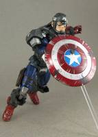 Captain America; Iron American Armor (Marvel Legends) Custom Action Figure