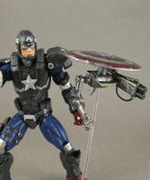 Captain America; Iron American Armor (Marvel Legends) Custom Action Figure