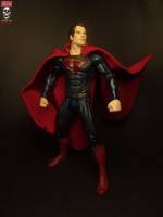 Man of Steel Version 2, Cloth Cape (Movie Masters) Custom Action Figure
