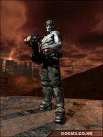 Doom 3 Commando (Doom) Custom Action Figure