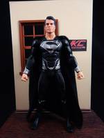 Black Superman (Man of Steel Dream Sequence) (Movie Masters) Custom Action Figure
