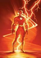 He FLASH Wally West Michael Turner Style (DC Direct) Custom Action Figure