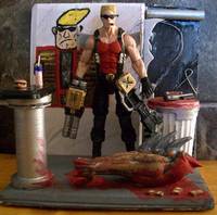 Duke Nukem the Duke Burger Wars (Duke Nukem) Custom Diorama / Playset