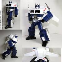 Optimus Plane: MP-10 Optimus Prime / VF-1 Valkyrie Hybrid (Transformers) Custom Action Figure