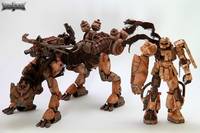Hatch and Desert Lightning (Mecha) Custom Action Figure