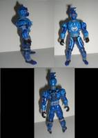 Blue Blaster Beetleborg (Power Rangers) Custom Action Figure