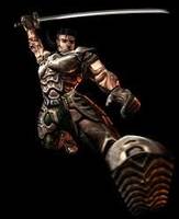 Daikatana Hiro Miyamoto (Daikatana) Custom Diorama / Playset