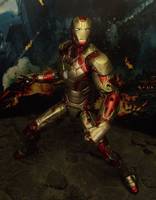 Iron Man 3 Movie Mk 42 (Iron Man) Custom Action Figure