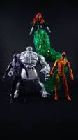 U-Foes Set Vector X-Ray Vapor and Ionclad (Marvel Universe) Custom Action Figure