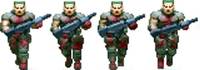 Doom 1,2 Zombie Soldiers (Doom) Custom Miniature / Figurine