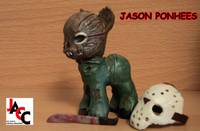 Jason Voorhees/MLP Crossover  "Jason Ponhees" (Friday the 13th) Custom Action Figure