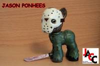 Jason Voorhees/MLP Crossover  "Jason Ponhees" (Friday the 13th) Custom Action Figure