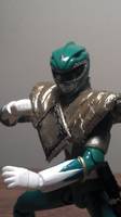 MMPR Green Ranger (with 'American Sheild') (Power Rangers) Custom Action Figure