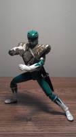MMPR Green Ranger (with 'American Sheild') (Power Rangers) Custom Action Figure