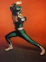 MMPR Green Ranger (with 'American Sheild') (Power Rangers) Custom Action Figure