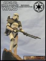 Imperial Sandtrooper (Star Wars) Custom Diorama / Playset