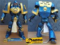 Machine God Ultra Marine Warhammer 40k Marvel Legends Style (Warhammer) Custom Action Figure