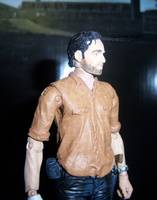 Rick Grimes (Mid Fight)  Episode 408 "Too Far Gone" (Walking Dead) Custom Action Figure