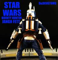 JANGO FETT Bounty Hunter AOTC ROTS (Star Wars) Custom Action Figure