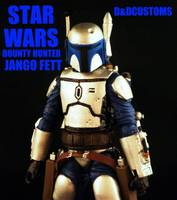 JANGO FETT Bounty Hunter AOTC ROTS (Star Wars) Custom Action Figure