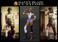 Raven Riot as Tank-Girl (Punk) Custom Action Figure