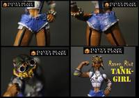 Raven Riot as Tank-Girl (Punk) Custom Action Figure