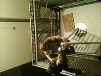 Barbed Wire Steel Cage Match (Wrestling) Custom Diorama / Playset