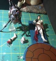 Zombie R2-D2 with Clonetrooper Diorama(Update) (Zombies) Custom Action Figure