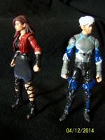 Avengers 2 Quicksilver and Scarlet Witch (Marvel Universe) Custom Action Figure