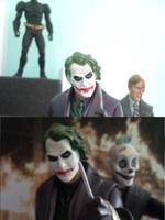 TDK Joker Movie Masters Face Repaint (1st and 2nd) (Batman - Dark Knight Rises) Custom Action Figure