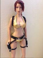 Tonner Tomb Raider Underworld Gold Bikini (Tomb Raider) Custom Action Figure
