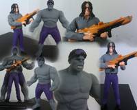 The Graymen  (LXG)  Dr. Jeckyll  & Mr. Hyde (League of Extra-Ordinary Gentleman) Custom Action Figure