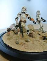 In Search for the Separatists (Star Wars) Custom Diorama / Playset
